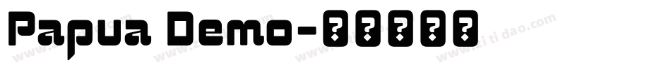 Papua Demo字体转换